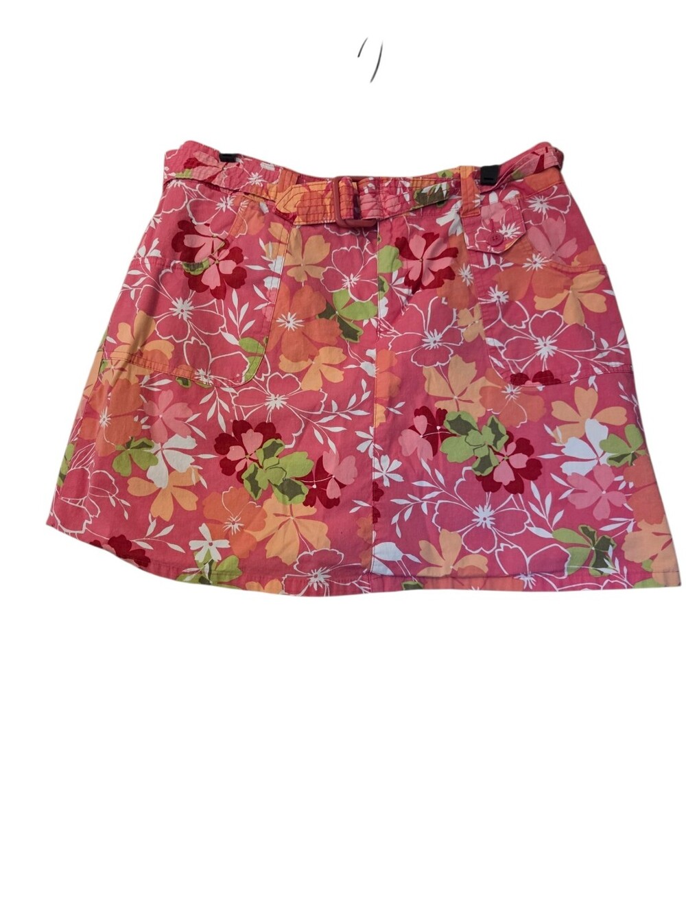 White Stag Pink Floral Skort Retro 90's 70's Boho Size 8